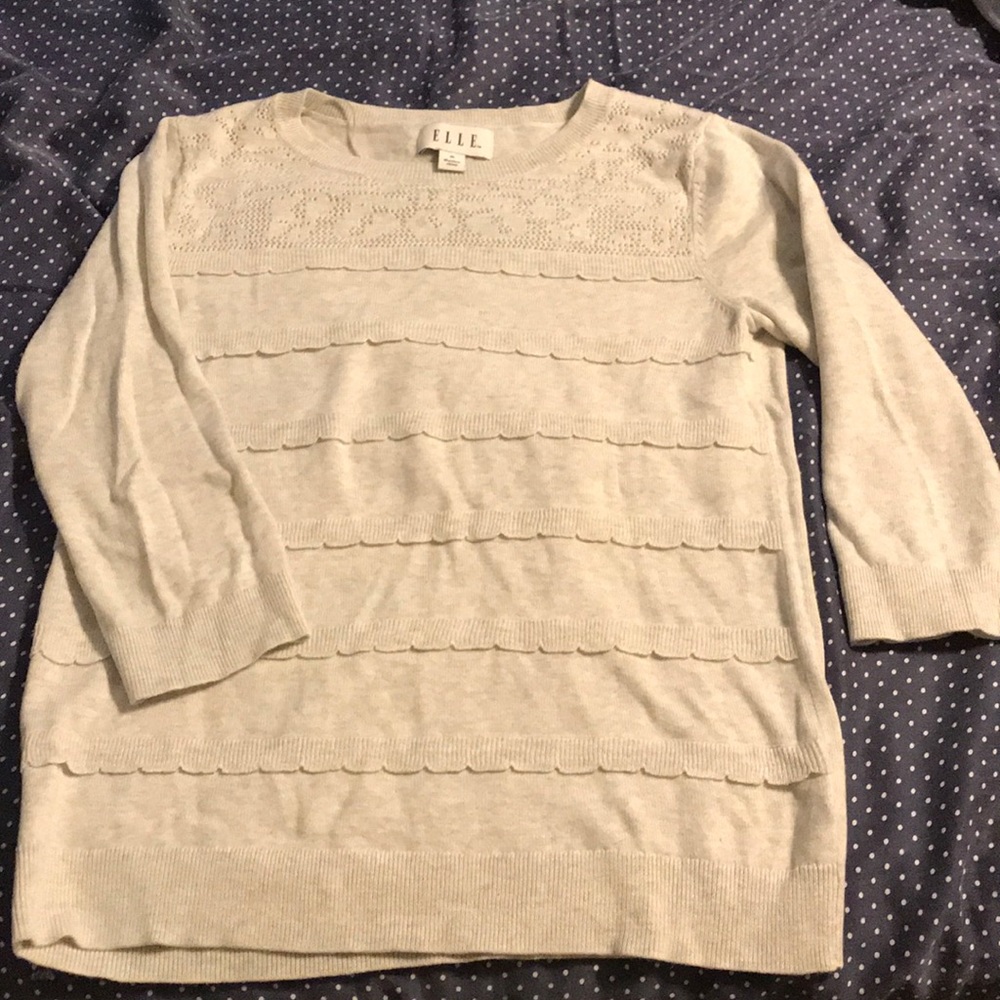 3/4 sleeve sweater